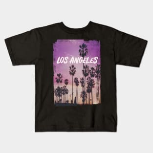 Los Angeles Grunge Design Kids T-Shirt